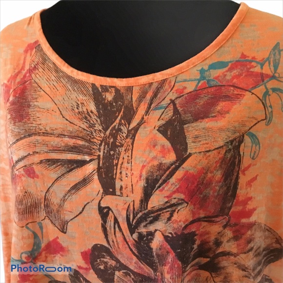 Beverly Drive floral print front criss cross back - Picture 3 of 7